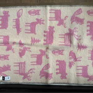Klippan Yllefabrik "Forest" Baby Blanket New